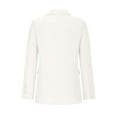 thumbnail image 5 of Homenesgenics Winter ! Open Front Jackets Womens Bussiness Casual Blazers Open Front Long Sleeve Work office Blazer Jacket with Shoulder Pads Fall Fashion 2025 White XXL, 5 of 8