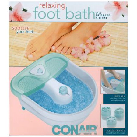 conair foot spa with massage bubbles and heat