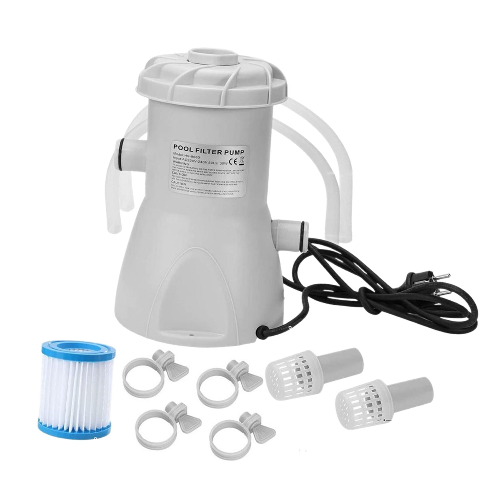 koolsoo Swimming Pool Pump Electric Water Pump US Plug 800 gallons Pools Sand Cleaning Tool Pump above Ground