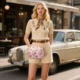 thumbnail image 6 of FORMRS Women Crossbody Purse with Chain Strap Vegan Leather Shoulder Handbag, Light Pink Doughnuts, 6 of 7