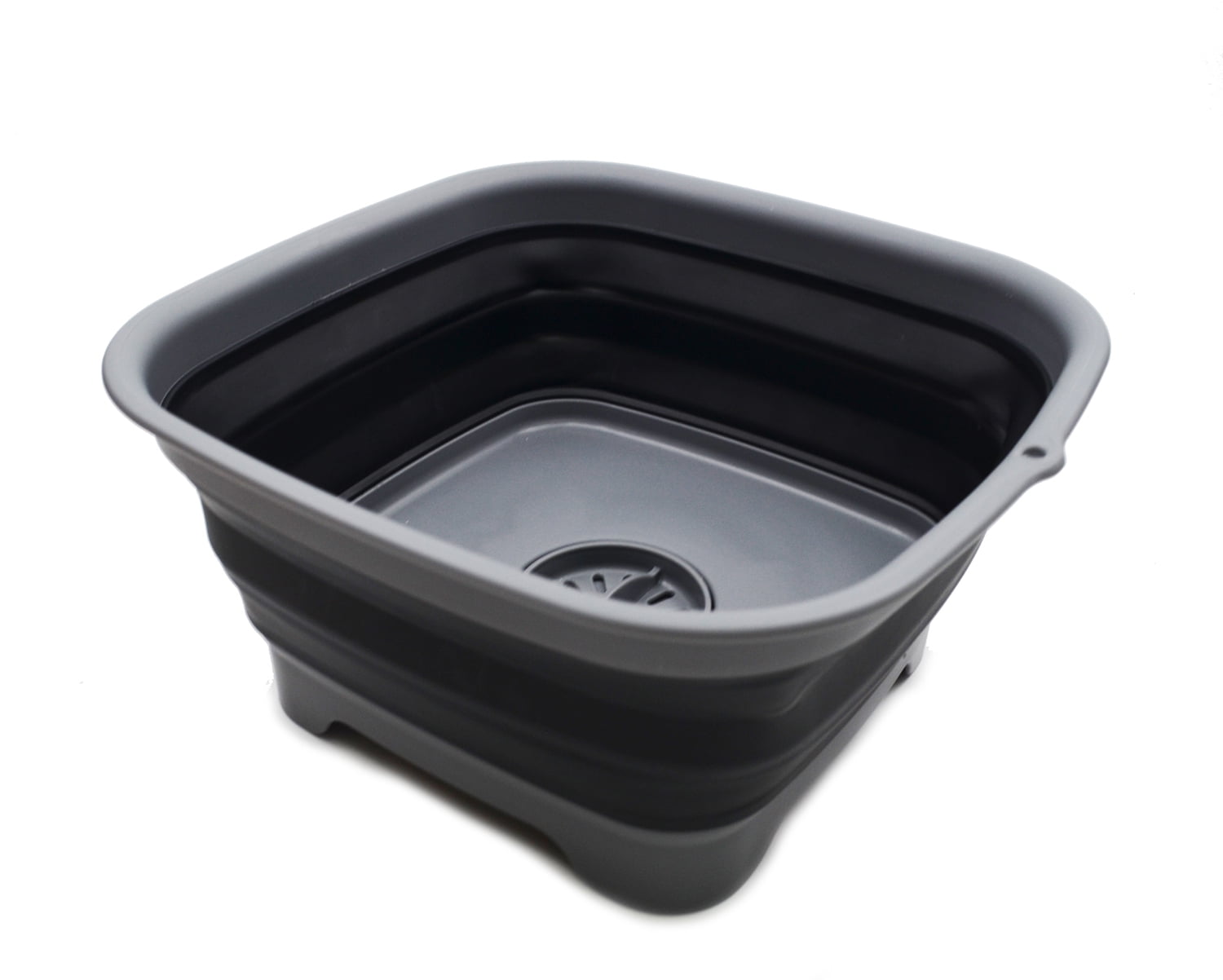SAMMART 9.3L (2.46Gallon) Collapsible Dishpan with Draining Plug