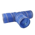 thumbnail image 1 of Túnel para gatos, canal arcoíris, cubo interactivo para perforar, juguete plegable para gatos, juguete interactivo, uso versátil, 1 of 6