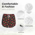 thumbnail image 6 of Lsque Tomatoes1 Printed Women's Running Shorts with Liner Pockets,Elastic Quick Dry Workout Athletic Gym Yoga Shorts,Womens High Waist Shorts-XX-Large, 6 of 9