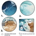 thumbnail image 3 of Designart "Seaside Reflections Beach Photo X" Nautical & Beach Floater Framed Wall Art Living Room, 3 of 7