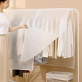 thumbnail image 5 of IBASETOY Transparent Balcony Clothes Cover Garment Rack Protector Lightweight and Easy to Install for Home Use, 5 of 7