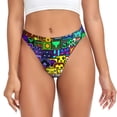 thumbnail image 1 of Goofa Motif Géométrique Sans Couture Culottes pour Femmes, String Invisible, Culottes Respirantes Confortables pour Femmes-TTG, 1 of 6