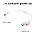 thumbnail image 3 of WINDLAND USB Y Splitters Cable USB Male to 2 USB Female Splitters USB Hubs Power Cord, 3 of 11
