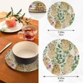 thumbnail image 2 of SKYSONIC Bunny Floral Greenery Pot Holders Trivets, 2 Pcs Heat Resistant Trivets,Spring Easter Cotton Thread Weave Mats for Hot Pads Pans Pot Bowl Teapot for Kitchen Decor, 2 of 7