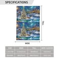 thumbnail image 3 of Wukai Christmas Tree Garden Flags Double Sided Welcome Garden Yard House Flags Outside Outdoor House (Only Flag), 3 of 8