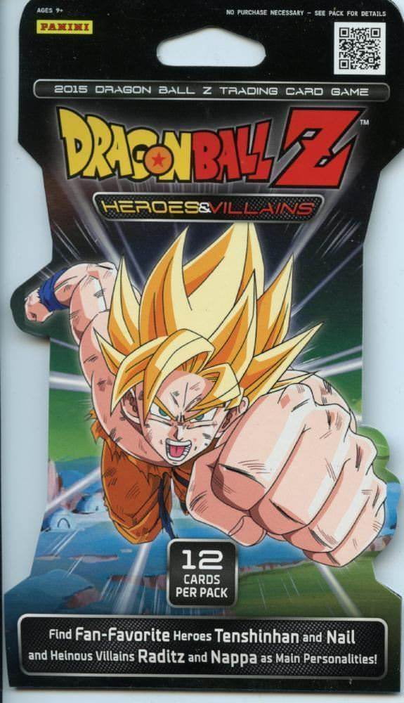 5x 2015 Dragon Ball Z Movie Collection Panini TCG Game 12 Card Packs 