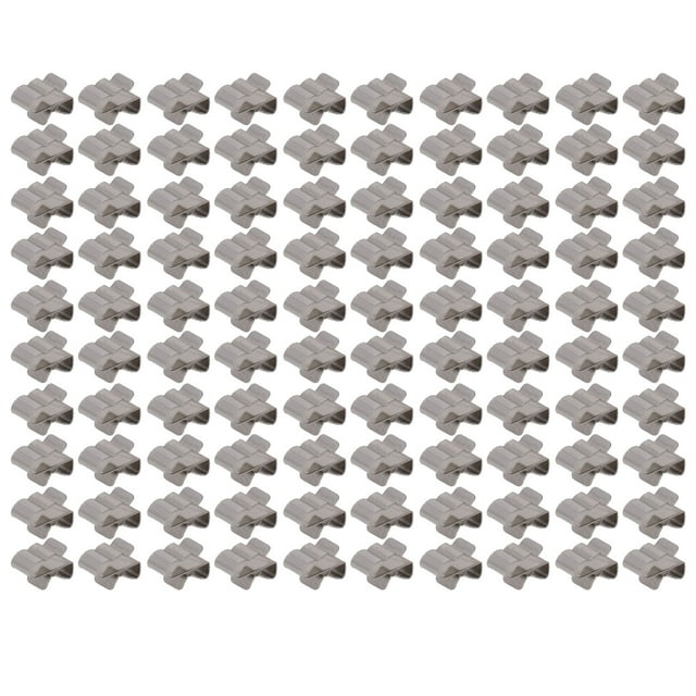 Cable Clip, Tongue Design Cord Clamp 100Pcs Back Barb Stainless Steel For Solar Panel