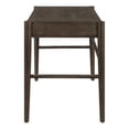thumbnail image 4 of Scranton & Co 54" Writing Desk in Burnt Ash Finish with Gold Hardware, 4 of 12