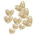 thumbnail image 5 of 9Pcs Rustic Heart Wicker Balls for DIY Vase And Bowl Filler Ornaments, Decorative Spheres Balls Perfect for Decorations - Natural, as described, 5 of 5