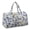 Blue Flower, variant on Retro Embroidered Flower Weekender Duffel Bag Travel Tote Bag for Women Mother Foldable Duffle Overnight Bags for Gym Yoga Journey