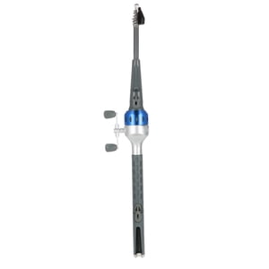CACAGOO 151cm Mini Pli pliant de pêche Rod pliable télescopique Pli Pli pêche Rod Reel Combo avec ligne de pêche Lures Carp pêche Tackle