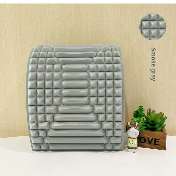 Gray Back Stretching & Massage Device: Alleviates Spinal Discomfort, Enhances Yoga Posture, Aids Fitness Workouts, Boosts Circulation, Ideal for Dance Sports Flexibility & Wellness