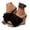 Black, variant on Dakaela Women's Wedge Slides Suede Bowknot Platform Slip on Sandals Espadrille High Heel Comfortable Summer Beach Walking Shoes Beige Size 6