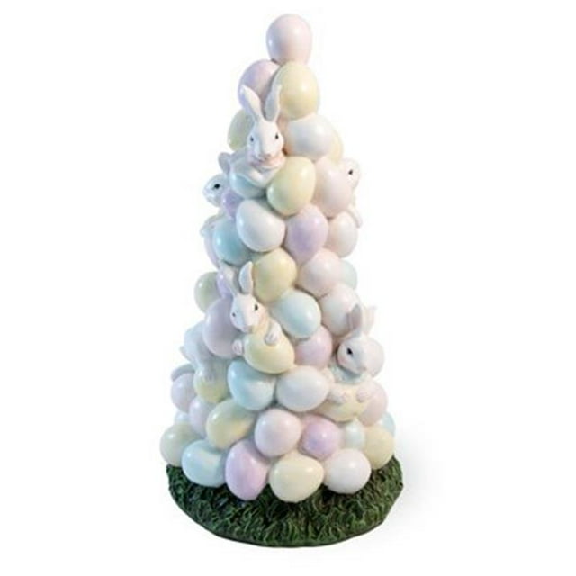 Boston International XAC18275 Bunny & Egg Tree Easter Accent