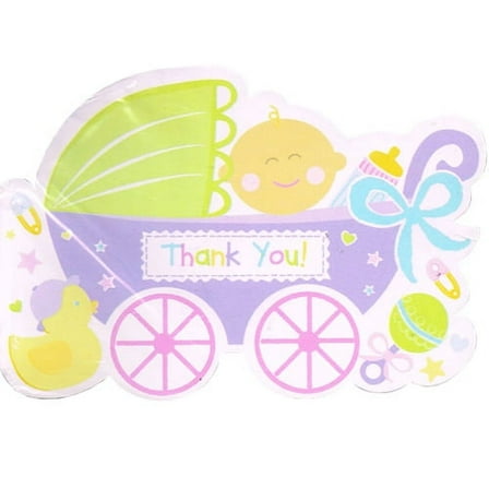 Baby Shower 'Nursery' Thank You Notes w/ Env. (8ct)