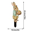 thumbnail image 3 of Tyidzon Easter Garden Stakes, 10 Inch Colorful PVC Bunny Gnome Yard Signs for Easter Decoration Outdoor, Weatherproof Ground Insert Decor for Spring Courtyard Garden Party, 3 of 7