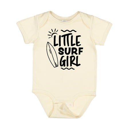 

Inktastic Little Surf Girl with Surfboard Gift Baby Girl Bodysuit