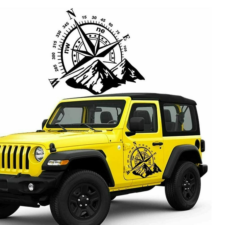 50cm Big Stickers on Cars Army Star Distressed Decal for Jeep
