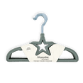 thumbnail image 2 of 10 Pack Grey Star Baby Hanger, 2 of 2