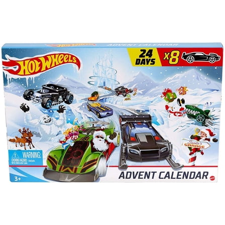 Hot Wheels Advent Calendar 24 Day Holiday Surprises