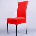 thumbnail image 2 of Jinveno Chaise Élastique Pure Couvrant, Hôtel et Bureau Jointed Couvrant Rouge, 2 of 7