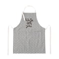 thumbnail image 2 of AUQ Apron Women Cotton Aprons for Women Reusable Cooking Aprons for Women,White Grid, 2 of 4