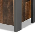 thumbnail image 6 of Bowery Hill Brown Finished Wood and Grey Metal 3-Door Sideboard Buffet, 6 of 9