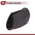 thumbnail image 4 of Cubierta de pomo de cambio de marcha antideslizante Unique Bargains para coche, protector de manija de cambio para Dodge Journey 11-20, cuero sintético negro y marrón, 4 of 6