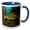 Blue/White, variant on 3drose, Ornate Red Ear Slider Turtle - Na02 Dno0772 - David Northcott, 15oz Mug