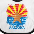 thumbnail image 4 of Inktastic Graffiti Arizona State Flag Boys or Girls Baby Bib, 4 of 4