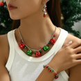thumbnail image 4 of Conjunto de Joyas de Navidad Campanas Conjunto Collar y Pendientes Árbol de Navidad Pendientes Collares de Vacacione Pulseras para Mujer Niña, 4 of 5