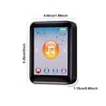 thumbnail image 4 of Methold MP3 pantalla portátil HIFI TF tarjeta estéreo lectura de libros grabación de sonido carga rápida MP4 reproductor de música de Type5 NO5, 4 of 6