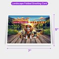 thumbnail image 5 of I Like Fishing, and My Cavalier King Charles Spaniel, and Maybe 3 People. Happy Father's Day 7x5in Folded Greeting Card Dog Lover Gifts Single Note Card with Envelope - 00004, 5 of 5