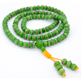 thumbnail image 5 of Tibetan Himalayan Yak Bone 108 Beads Embedded Tibet Healing Yoga Necklace for Meditation (Green), 5 of 6