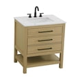thumbnail image 6 of Elegant Kitchen and Bath 30 inch Single Bathroom Vanity in Honey Brown, 6 of 10