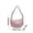 Pink, variant on FEOLGEHLY Sling Bag, Soft Corduroy Shoulder Bag, Solid Color Small Crossbody Bags for Women Men, Large Capacity Adjustable Strap Crescent Bag Fashion Cloth Bag for Office Work Daily Commute Shopping