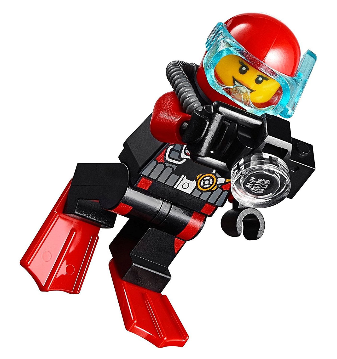 Lego Figurine Minifig Deep Sea Explorers plongeur Scuba Diver palme cty0558 NEUF 
