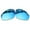 Ice MirrorCoat Polarized, variant on Vonxyz Blue Gradient Polarized Lenses Replacement for Oakley Whisker Sunglass