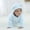 Blue, variant on Lilgiuy Newborn Baby Fleece Footie Snowsuit Winter Bunting Onesie Cartoon Warm Hooded Romper Jumpsuit Outfits For Girls Boys,White,6-9 Months Winter Clothes for 2022