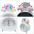 thumbnail image 5 of Children Unicorn Alarm Clock Bell Alarm Clock Desk Table Clock LED Digital Clocks For Kids, 5 of 7