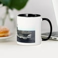 thumbnail image 4 of CafePress - USS Kitty Hawk CV63 Mug US Navy Gift - 11 oz Ceramic Mug - Novelty Coffee Tea Cup, 4 of 6