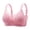 #2_Pink, variant on Clean Printed Bra for Women Lounge Scalloped Bras Closure Wireless Bralettes Non-Slip Anti-Sagging Seamless Bra Full Coverage Shelf Underweartraining Yoga Bra