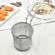 thumbnail image 4 of Round Stainless Steel Deep Fry Basket - French Chip Frying Serving Food, 4 of 5
