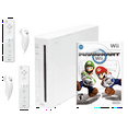 thumbnail image 1 of Nintendo Wii Console Blanche avec 2 Ensembles de Manettes & Mario Kart Bundle System, 1 of 4