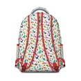 thumbnail image 2 of Dino Skeleton Student Backpack for School Student Cool Retro Dinosaur Pattern Minimalist Aesthetic Print Watercolor Design, 2 of 6