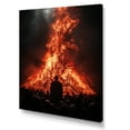 thumbnail image 2 of Designart "Ritualistic Fire Folk Religion wall art" Spiritual Wall Decor, 2 of 5